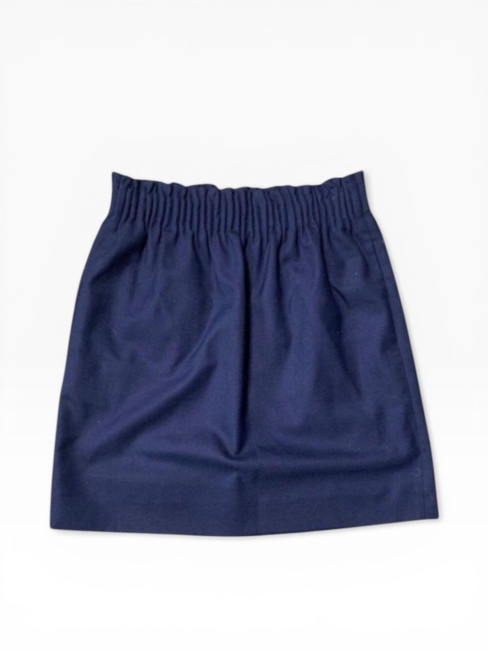 J. Crew Paperbag Skirt Navy 90s A Line Preppy Office Minimalist Workwear